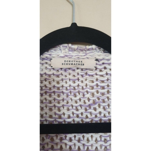 Dorothee schumacher Womens Long Sleeves Knitted Open Front Cardigan Sweater - Picture 5 of 9